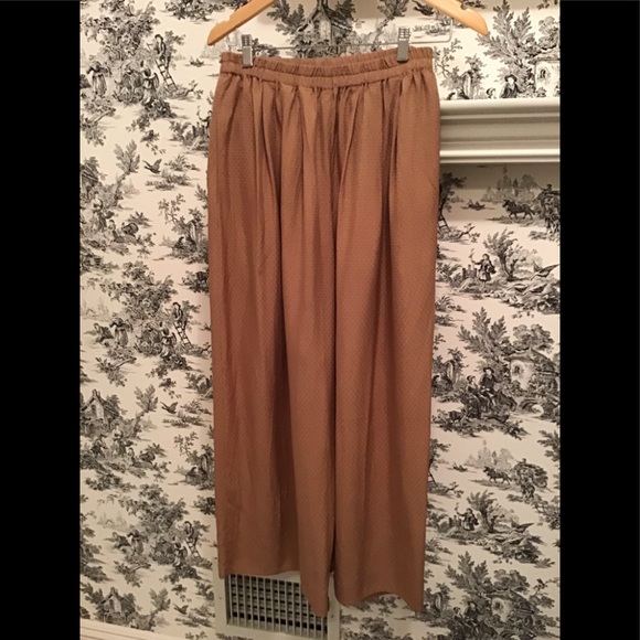 Eileen Fisher Pants - Eileen Fisher 100% silk wide leg ankle pants. SM